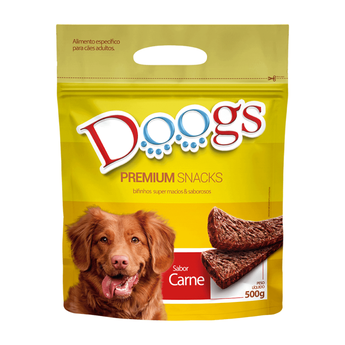 Bifinho para Cachorro Doogs Carne 500g