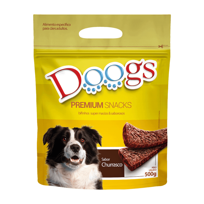 Bifinho para Cachorro Doogs Churrasco 500g