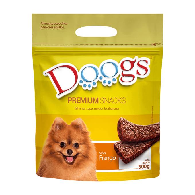Bifinho para Cachorro Doogs Frango 500g