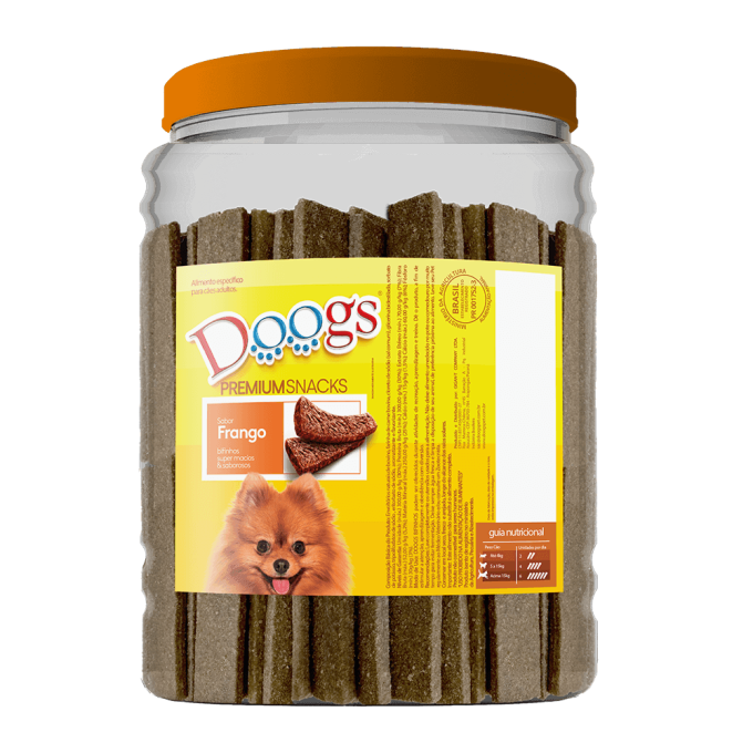 Bifinho para Cachorro Doogs Frango Pote 2,5kg