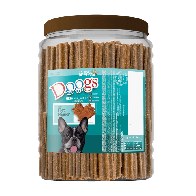 Bifinho Dental para Cachorro Doogs Filet Mignon Pote 1,8kg