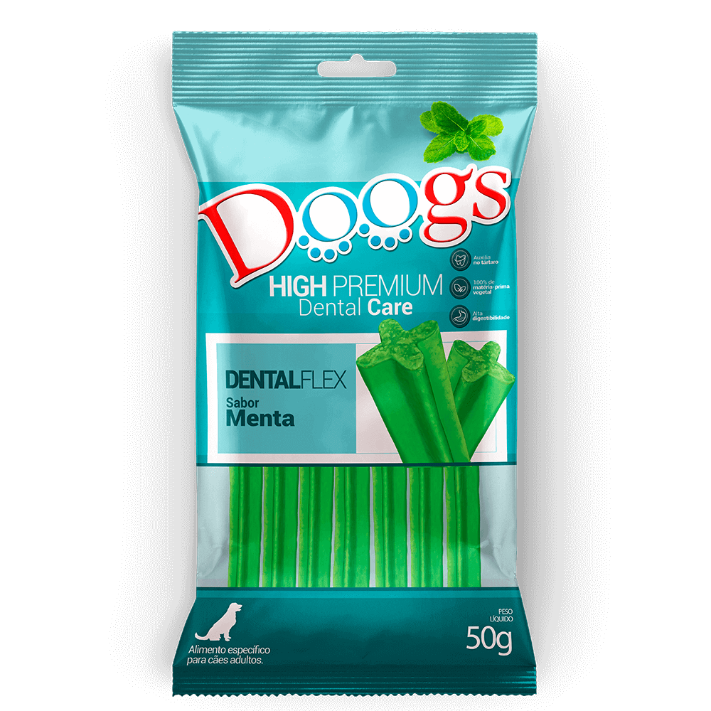 Palito Dental para Cachorro Doogs Menta 50g