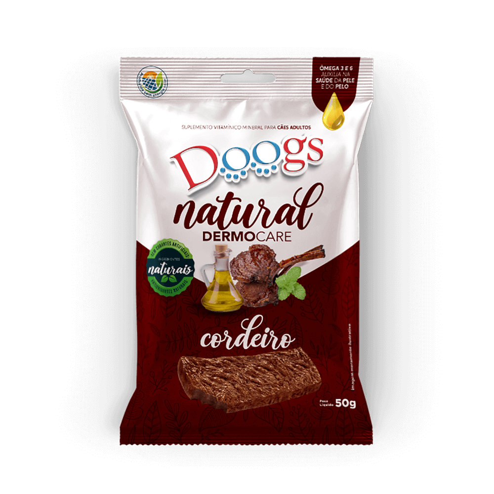 Suplemento Vitamínico para Cachorro Doogs Dermo Care Cordeiro 50g