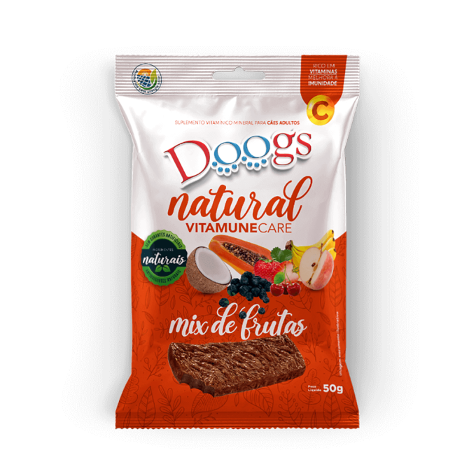 Suplemento Vitamínico para Cachorro Doogs Vitamune Care Mix de Frutas 50g