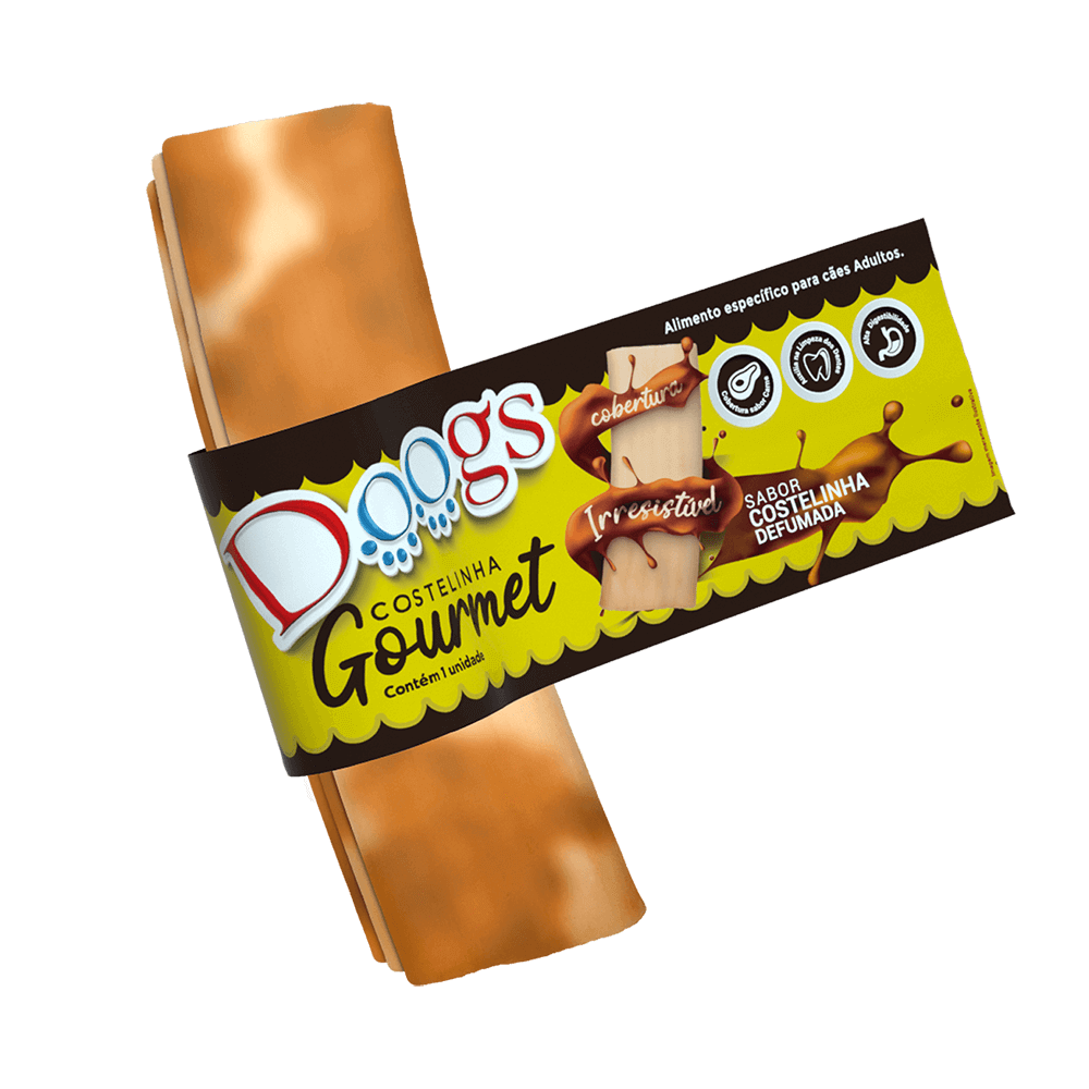 Costelinha para Cachorro Doogs Gourmet Grande 3 Unidades