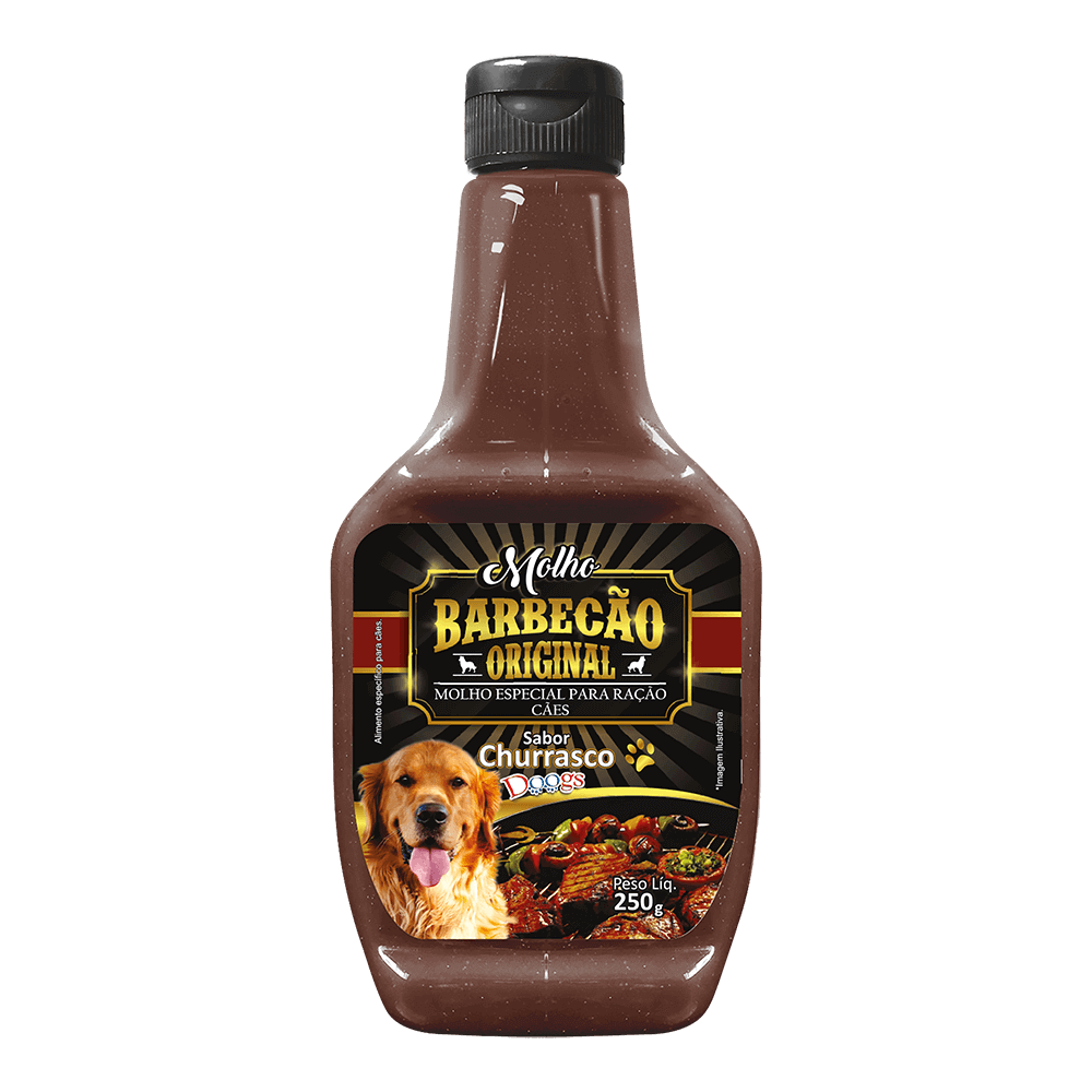 Molho para Cachorro Doogs BarbeCÃO Churrasco 250g