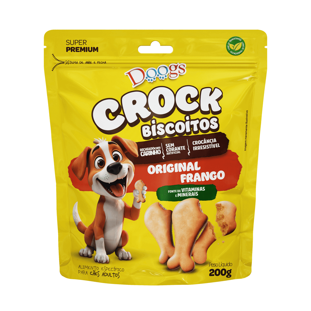 Biscoito para Cachorro Doogs Sabor Frango 200g