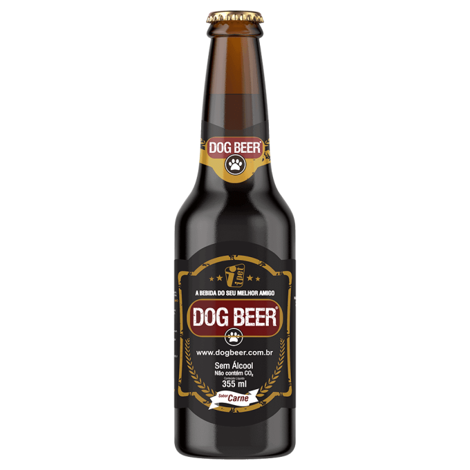 Cerveja para Cachorro Doogs Dog Beer Carne 355ml