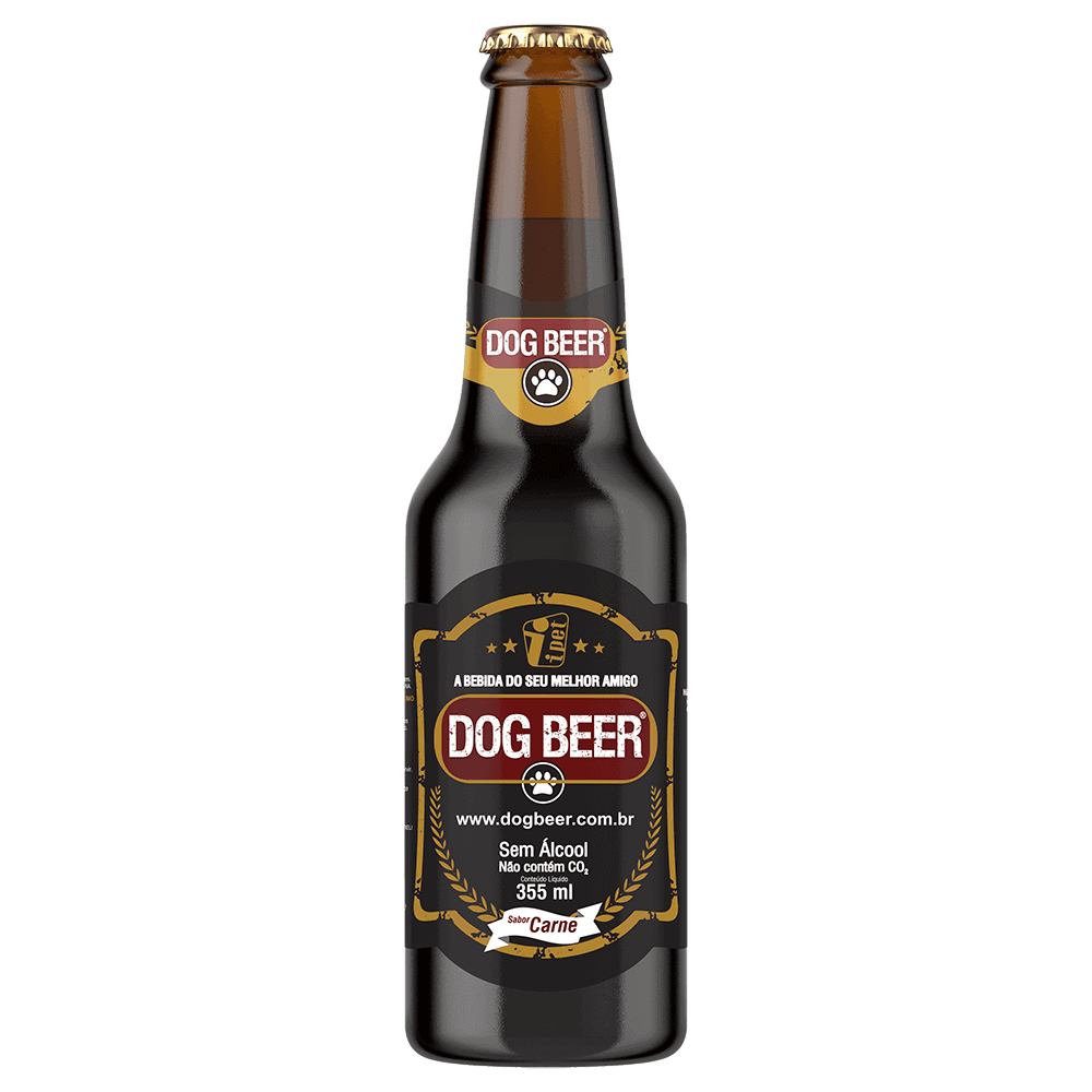 Cerveja para Cachorro Doogs Dog Beer Carne 355ml