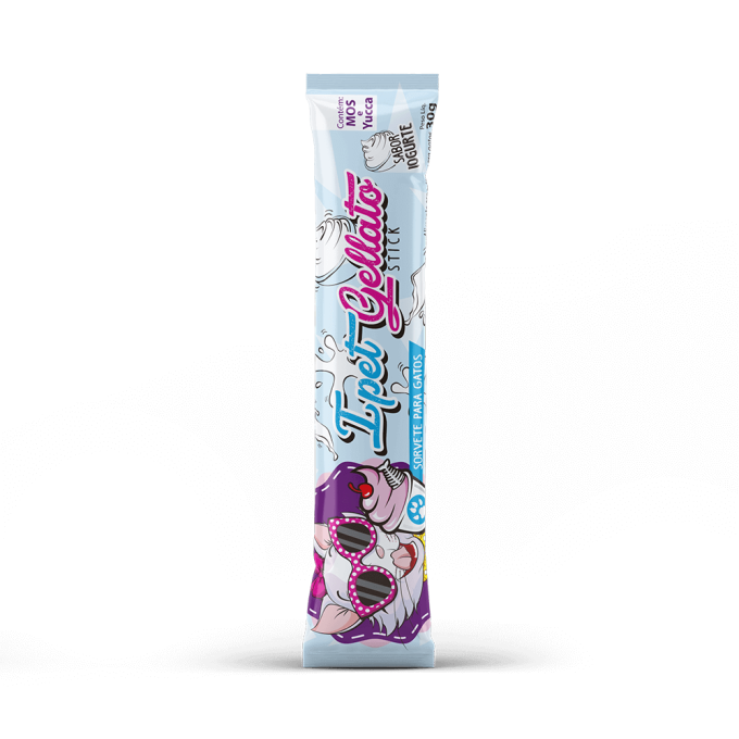 Sorvete para Gatos Caats Gellato Iogurte 30g