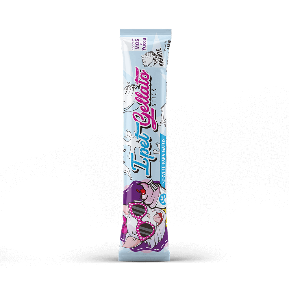 Sorvete para Gatos Caats Gellato Iogurte 30g