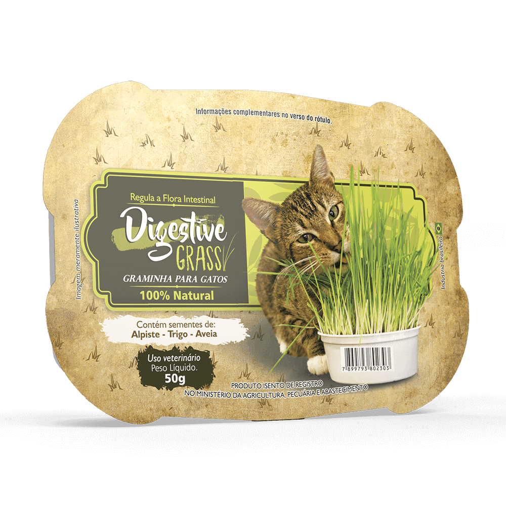 Graminha Digestiva para Gatos Caats 50g