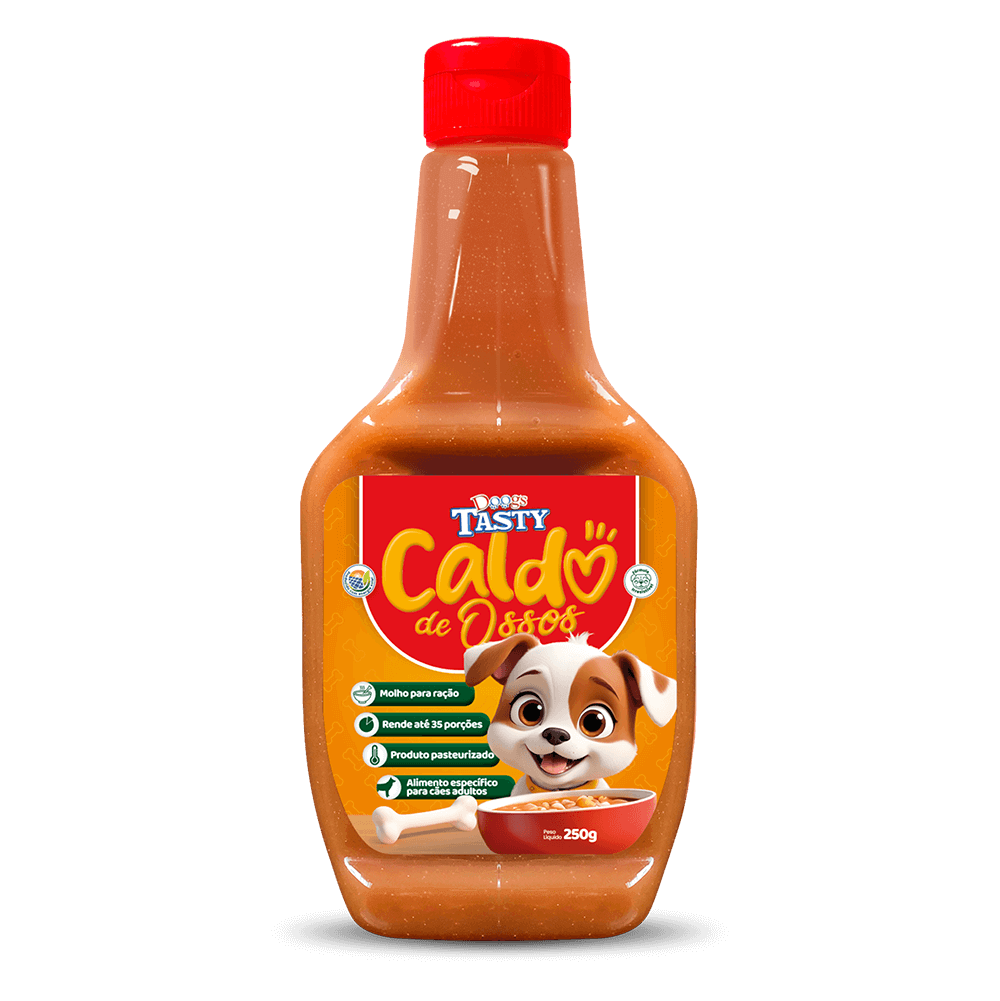 Molho para Cachorro Doogs Tasty Caldo de Ossos 250g