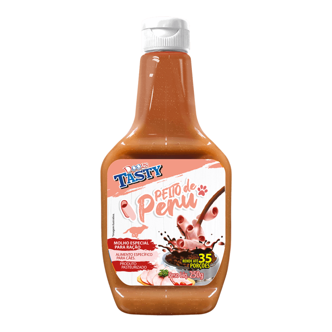 Molho para Cachorro Doogs Tasty Peito de Peru 250g