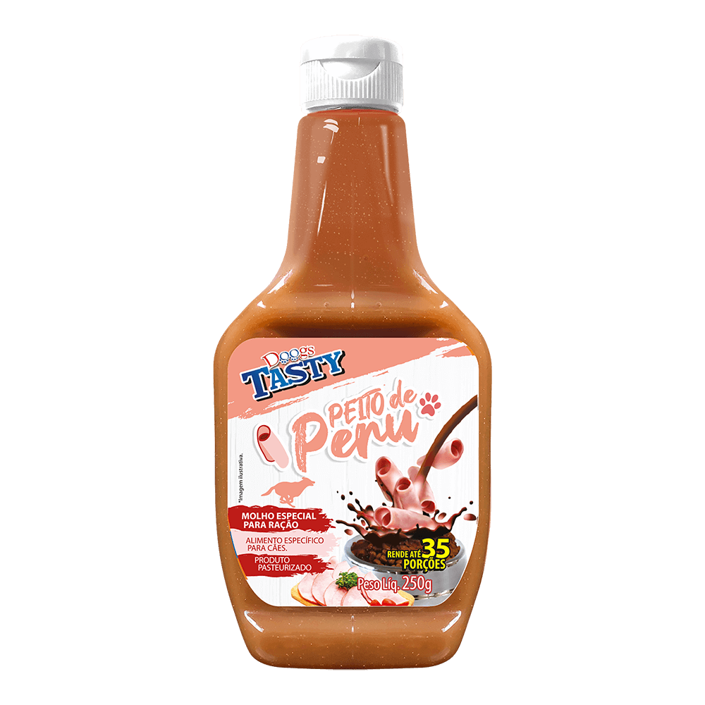 Molho para Cachorro Doogs Tasty Peito de Peru 250g