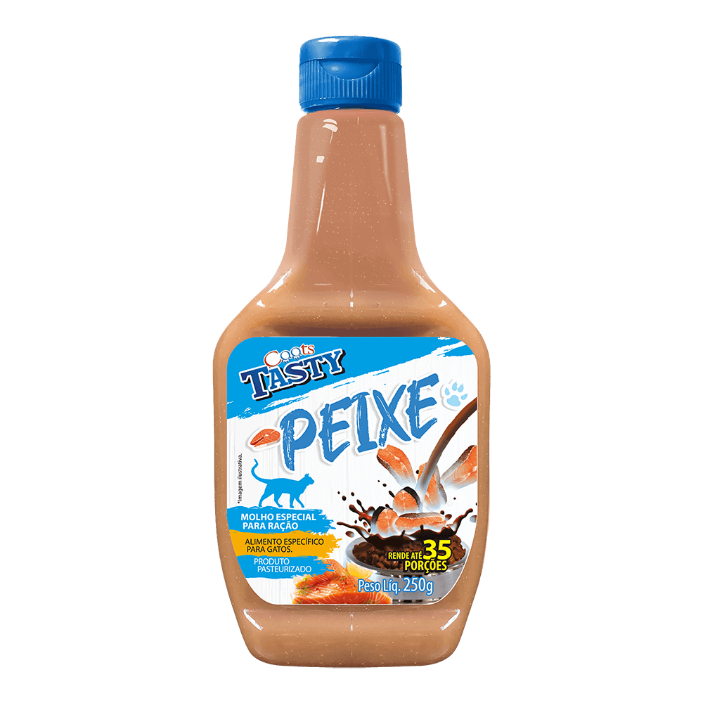 Molho para Gatos Caats Tasty Peixe 250g