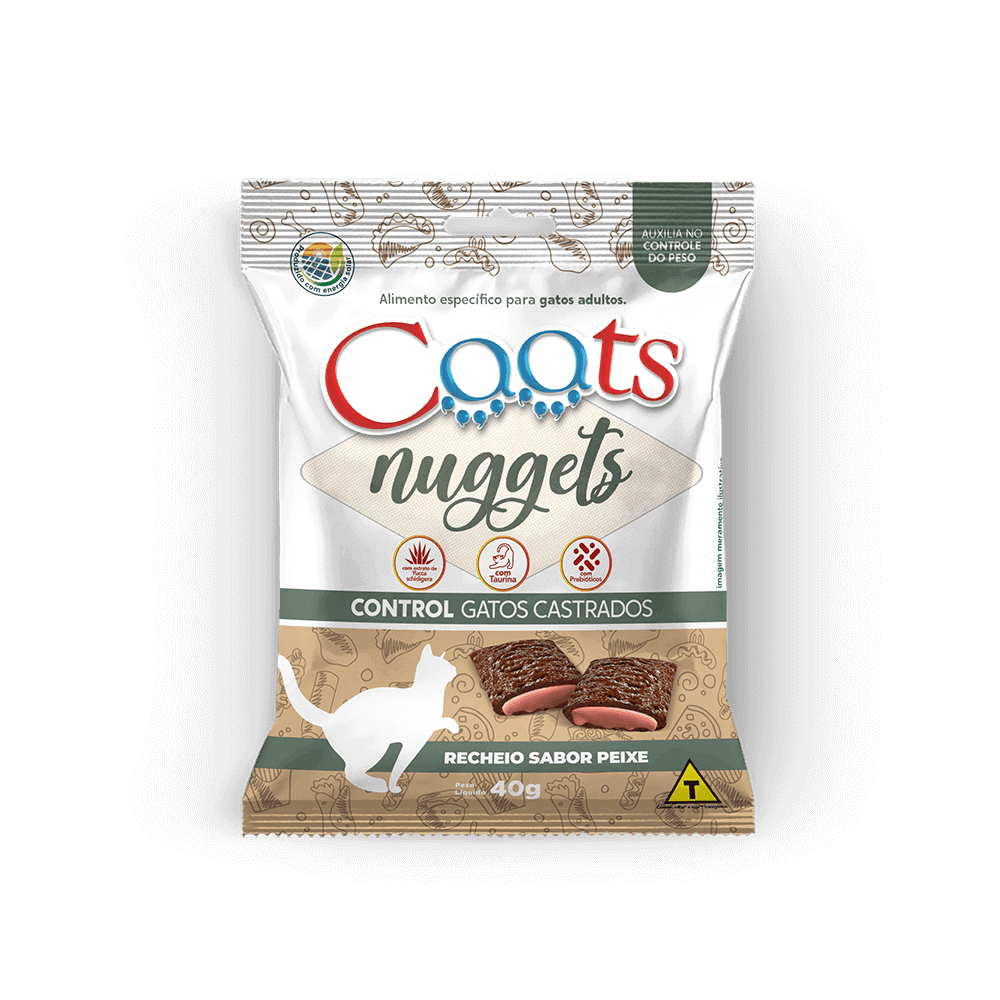 Nuggets Caats Control para Gatos Castrados 40g