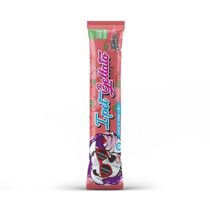 Sorvete para Cachorro Doogs Gellato Morango 30g