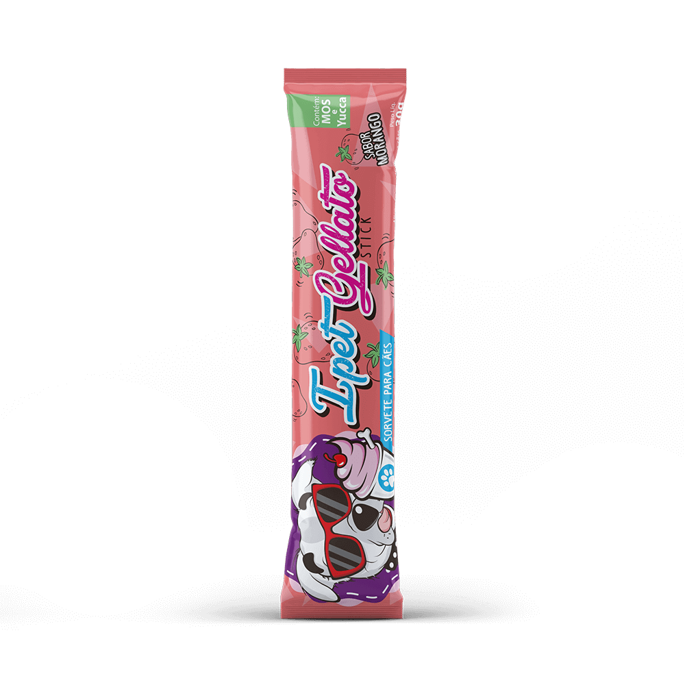 Sorvete para Cachorro Doogs Gellato Morango 30g