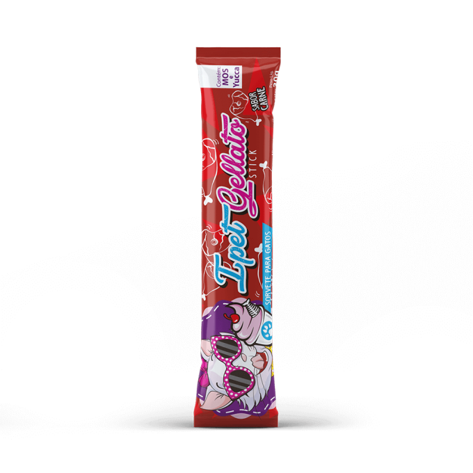 Sorvete para Gatos Caats Gellato Carne 30g