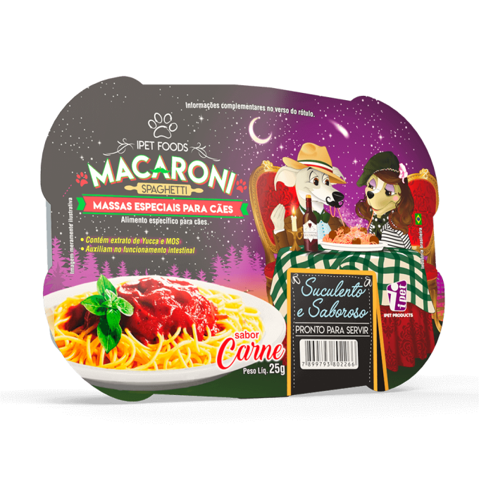 Macarrão para Cachorro Doogs Carne Spaghetti 25g
