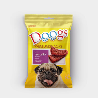 Bifinho Doogs Presunto Defumado Petisco Macio 65g