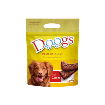 Bifinho Doogs Carne Petisco Macio para Cães Adultos 500g