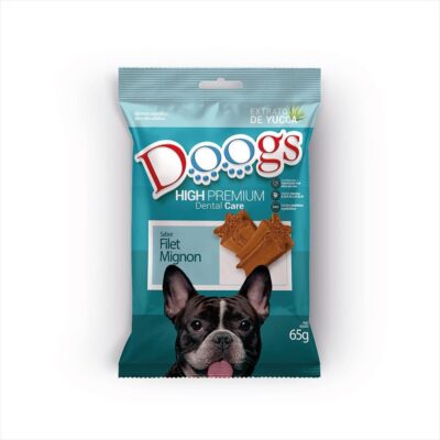 Bifinho Dental Doogs Filé Mignon Petisco Bucal Cães 65g