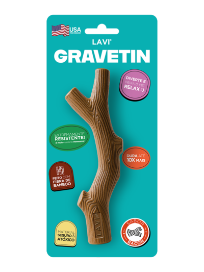 Brinquedo Mordedor  Gravetin Graveto de Bambu para Cães