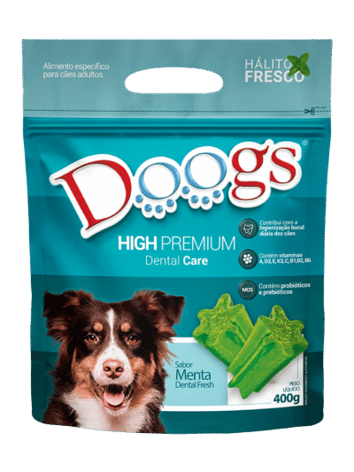 Bifinho Dental para Cachorro Doogs Menta 400g