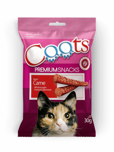 Bifinho para Gatos Caats Carne 30g