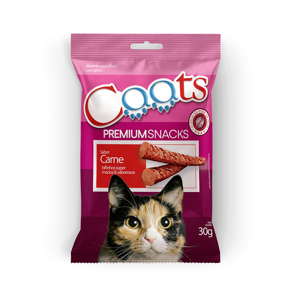 Bifinho para Gatos Caats Carne 30g