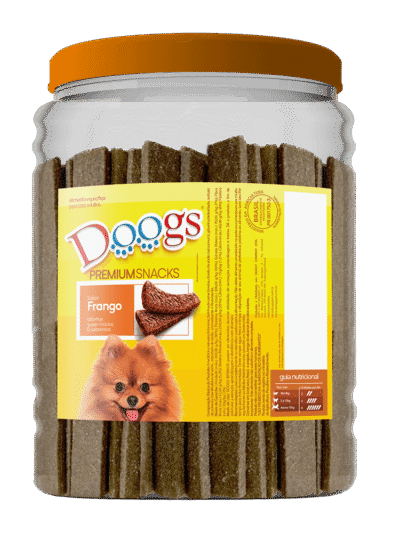 Bifinho para Cachorro Doogs Frango Pote 2,5kg