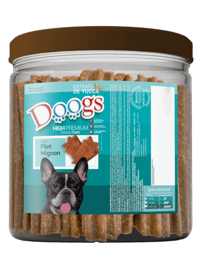 Bifinho Dental para Cachorro Doogs Filet Mignon Pote 800g