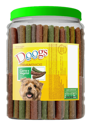 Bifinho para Cachorro Doogs Carne com Vegetais Pote 2,5kg
