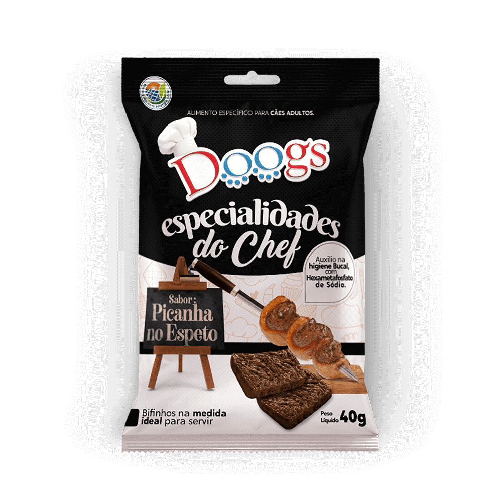 Bifinho para Cachorro Doogs Especialidades do Chef Picanha 40g