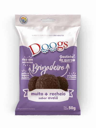 Snack para Cachorro Doogs Brigadeiro 50g