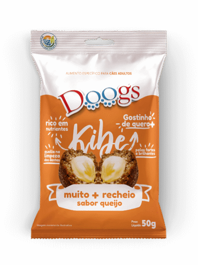 Snack para Cachorro Doogs Kibe 50g