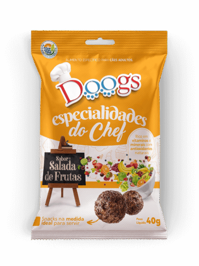 Bifinho para Cachorro Doogs Especialidades do Chef Salada de Frutas 40g