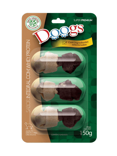 Osso para Cachorro Doogs Integral Whey Protein 150g
