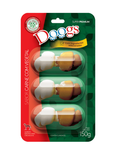 Osso para Cachorro Doogs Carne com Vegetais 150g
