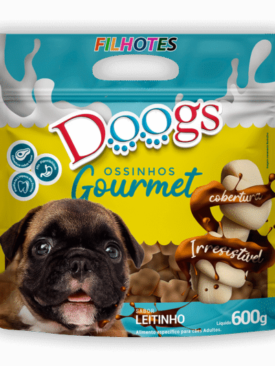 Ossinho Gourmet para Cachorro Doogs Leitinho Mini 600g