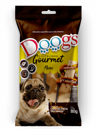 Costelinha Defumada para Cachorro Doogs Gourmet Mini 80g