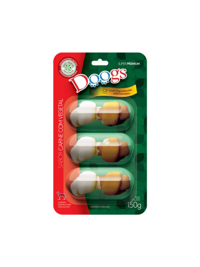 Blister Osso Doogs 150g Carne com Vegetais
