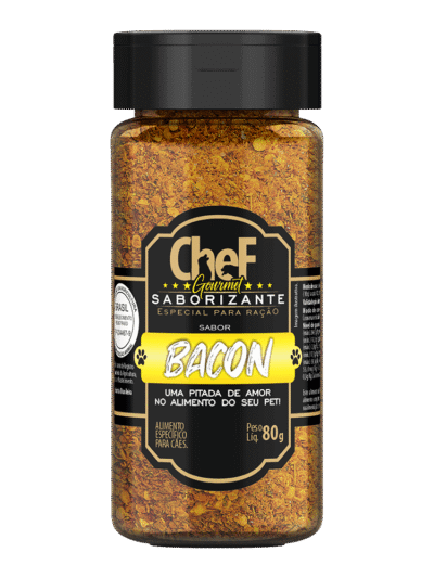 Saborizante para Cachorro Chef Gourmet Bacon 80g