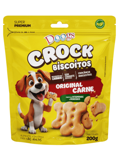 Biscoito para Cachorro Sabor Carne 200g
