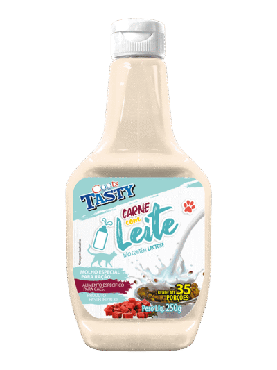 Molho para Gatos Caats Tasty Carne e Leite 250g