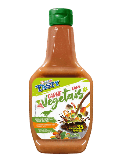 Molho para Cachorro Doogs Tasty Carne e Vegetais 250g