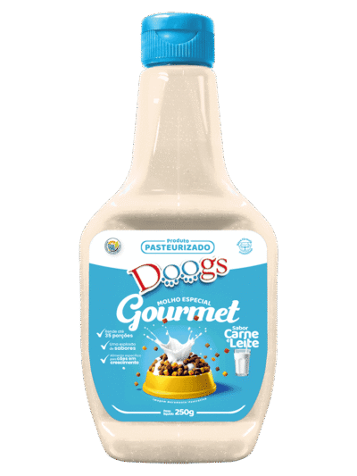 Molho Gourmet para Filhotes Doogs Carne e Leite 250g