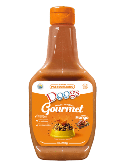 Molho Gourmet para Cachorro Adulto Doogs Frango 250g
